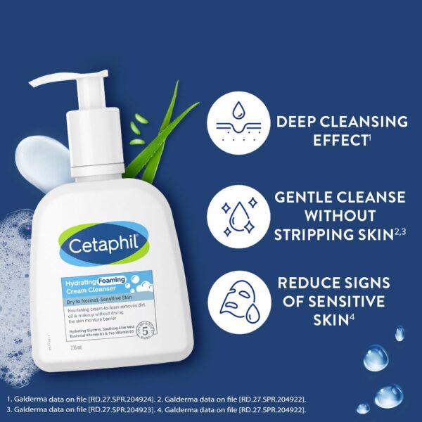 Cetaphil Gentle Skin Cleanser for Dry to Normal Skin(125ml)| Best Product for Cleanser - Image 3