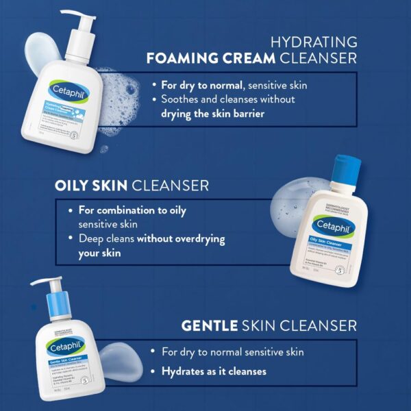 Cetaphil Gentle Skin Cleanser for Dry to Normal Skin(125ml)| Best Product for Cleanser - Image 2