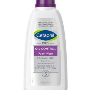 Cetaphil Pro Oil Control Foam Face Wash for Oily Sensitive Skin