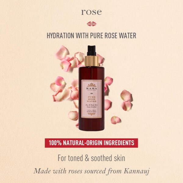 Kama Ayurveda Pure Rose Water – A Luxurious Skin Refresher - Image 3