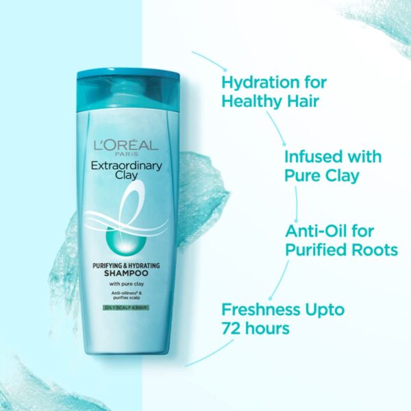L'Oreal Paris Extraordinary Clay Shampoo - Image 3