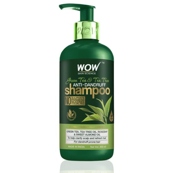 WOW Skin Science Green Tea & Tea Tree Shampoo