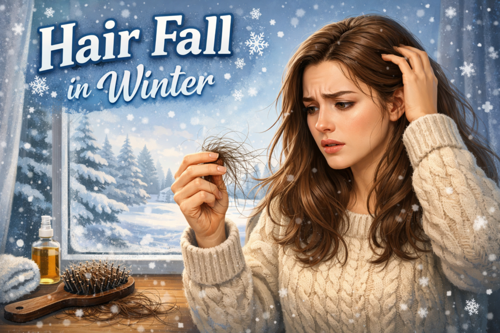 Hair Fall in Winter